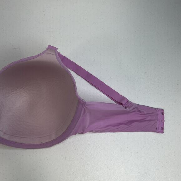 Maidenform 36D Bra Demi T-Shirt Purple Lace Lightly Padded Underwire DM7543 - Picture 11 of 16